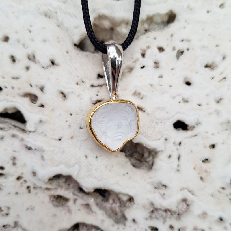 μεδουσα κολιε κορδονι 15